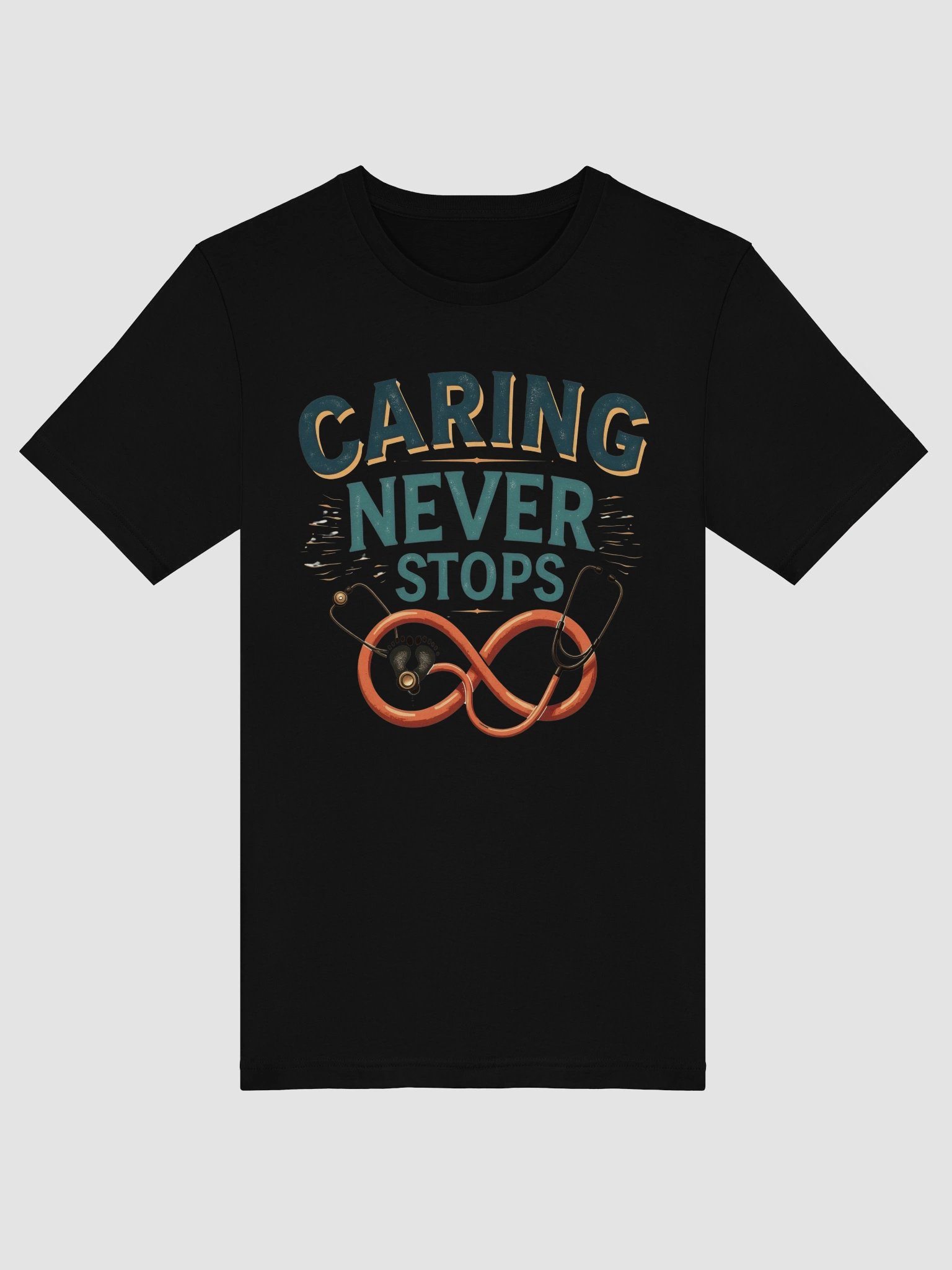 Infinity Care Stethoscope T-Shirt product image (33)