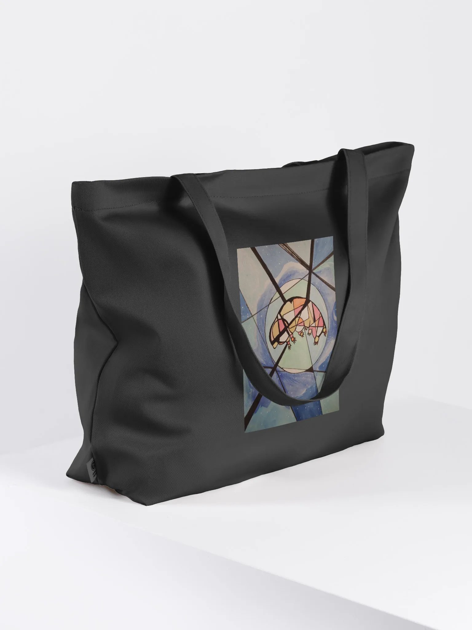 Cubism Painting: The Dream of a Tardigrade Econscious Organic Cotton Tote by Econscious product image (4)