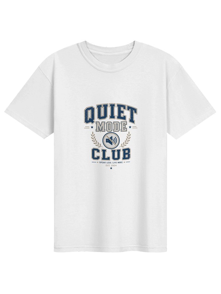 Quiet Mode Club Graphic Tee – Minimal Introvert T-Shirt product image (1)