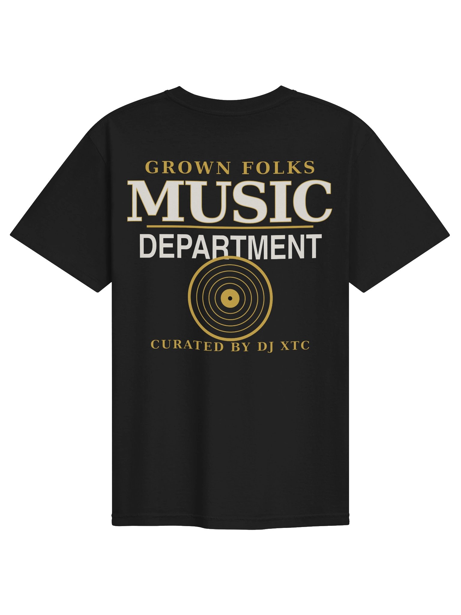 Grown Folks Music Department T-Shirt — Curated by DJ XTC product image (2)