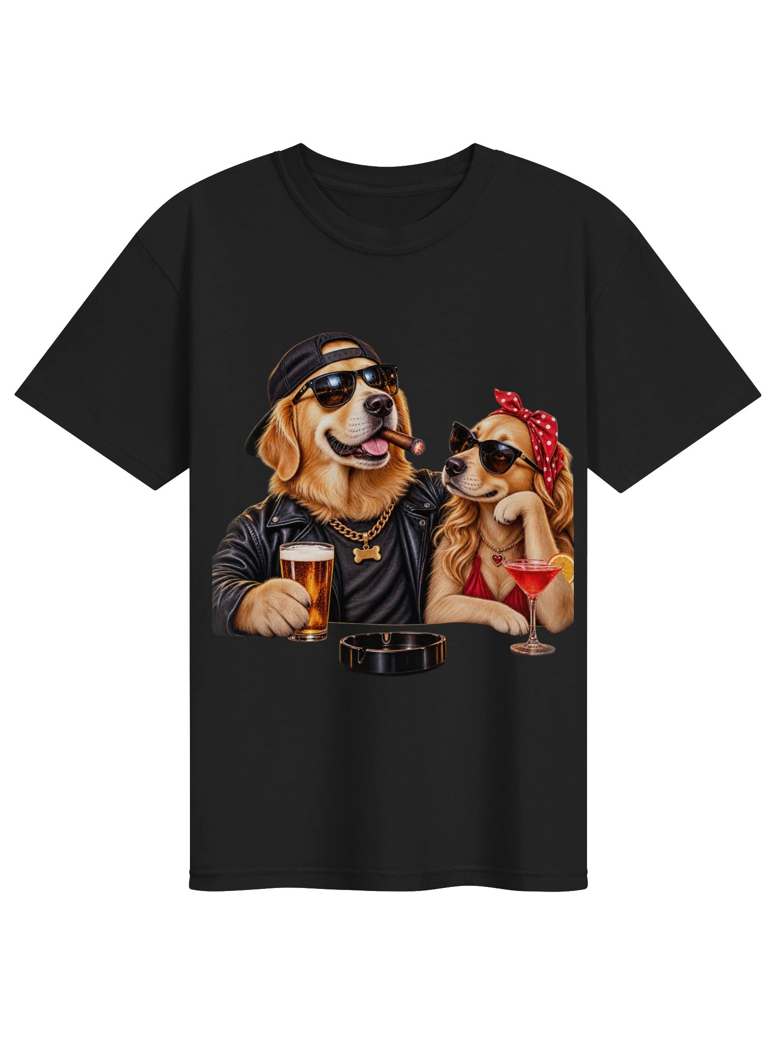 Cool Dog Couple Funny T-Shirt – Dog Lovers Graphic Tee product image (4)
