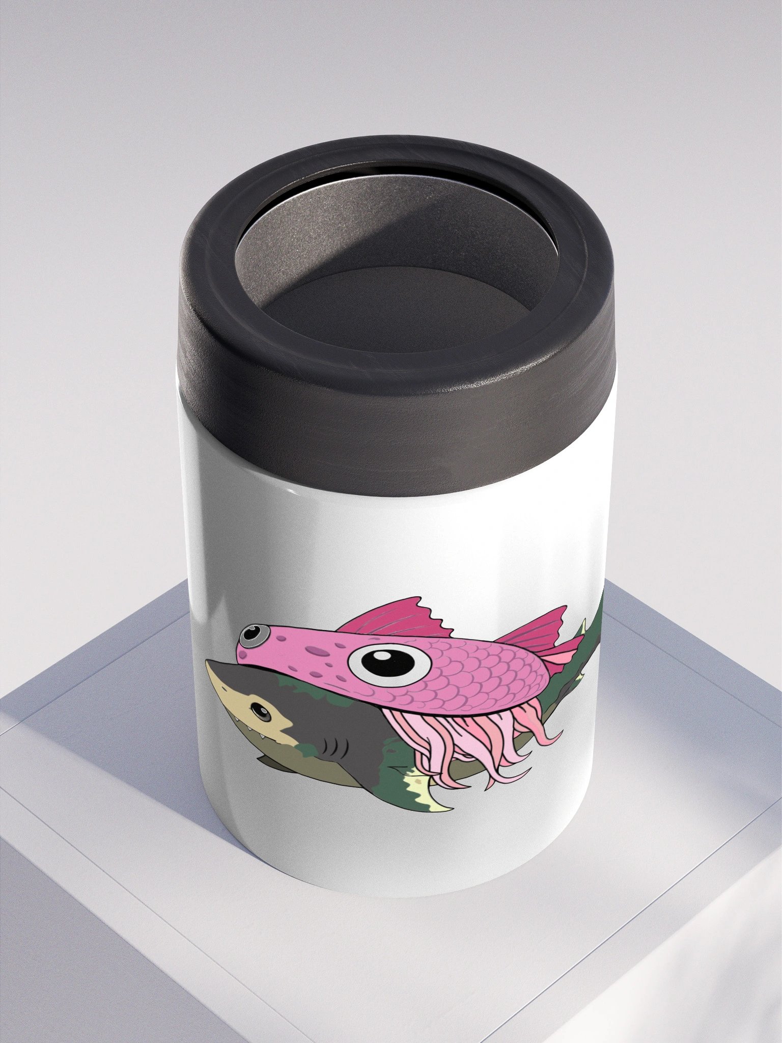 Manipulative Maws in Black Can Koozie product image (2)