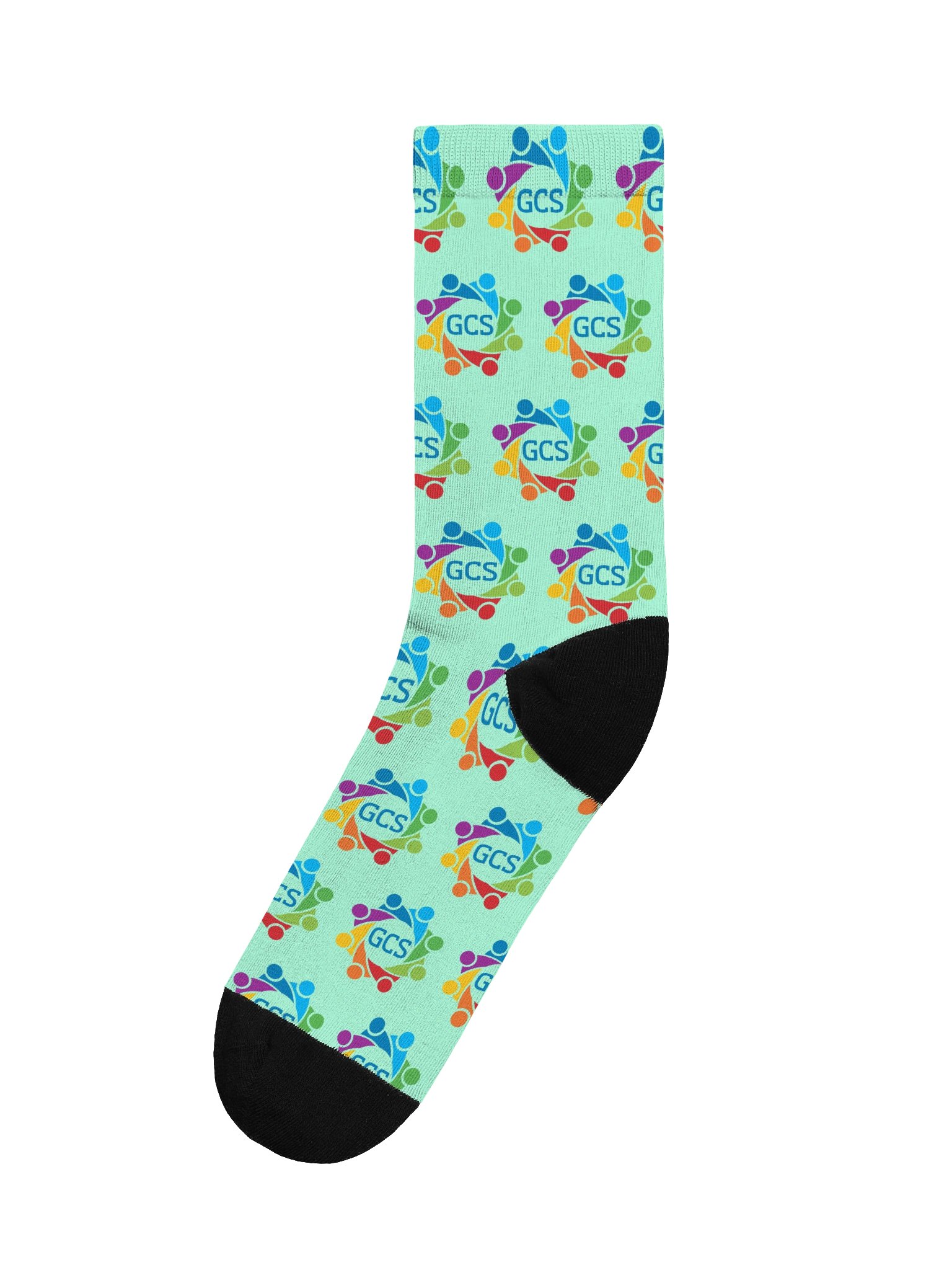 GCS Logo Pattern Crew Socks product image (1)