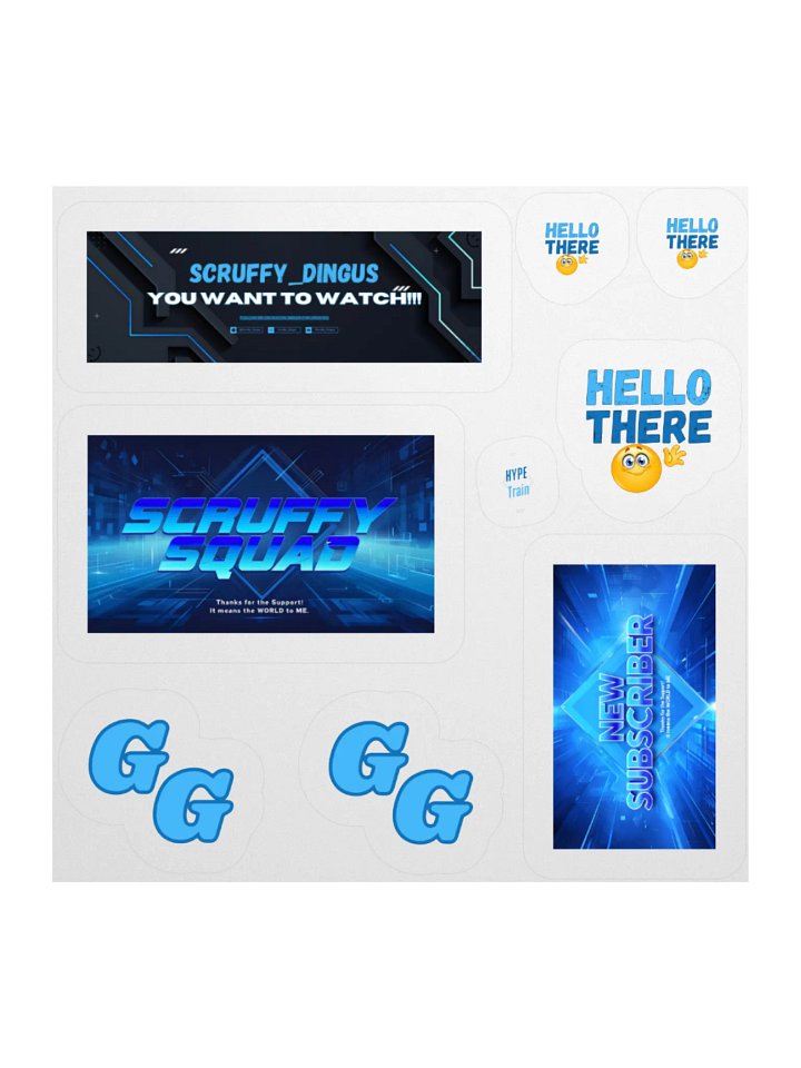 Scruffy Squad Sticker Pack product image (1)