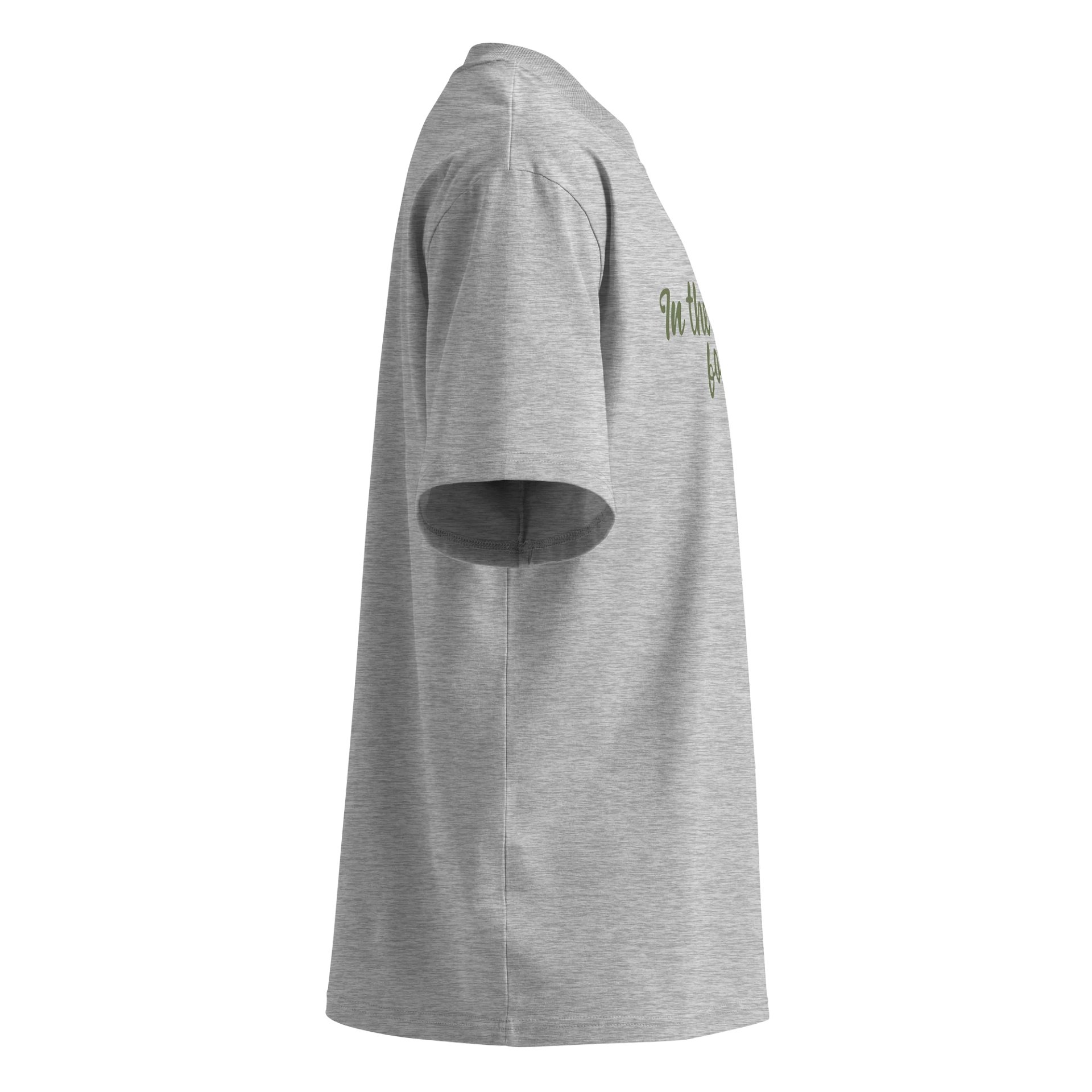 In The Mood For Food | Organic Oversized Tee – Olive product image (3)