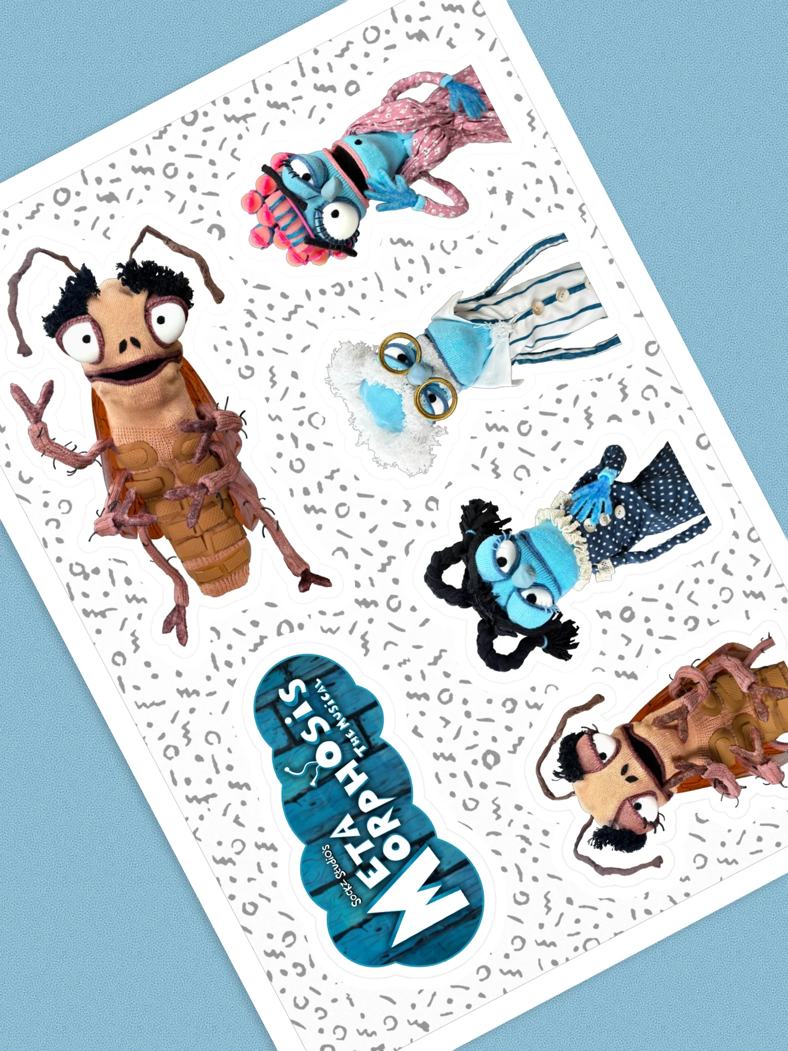 🎶 Metamorphosis the Musical - Sticker Sheet product image (1)