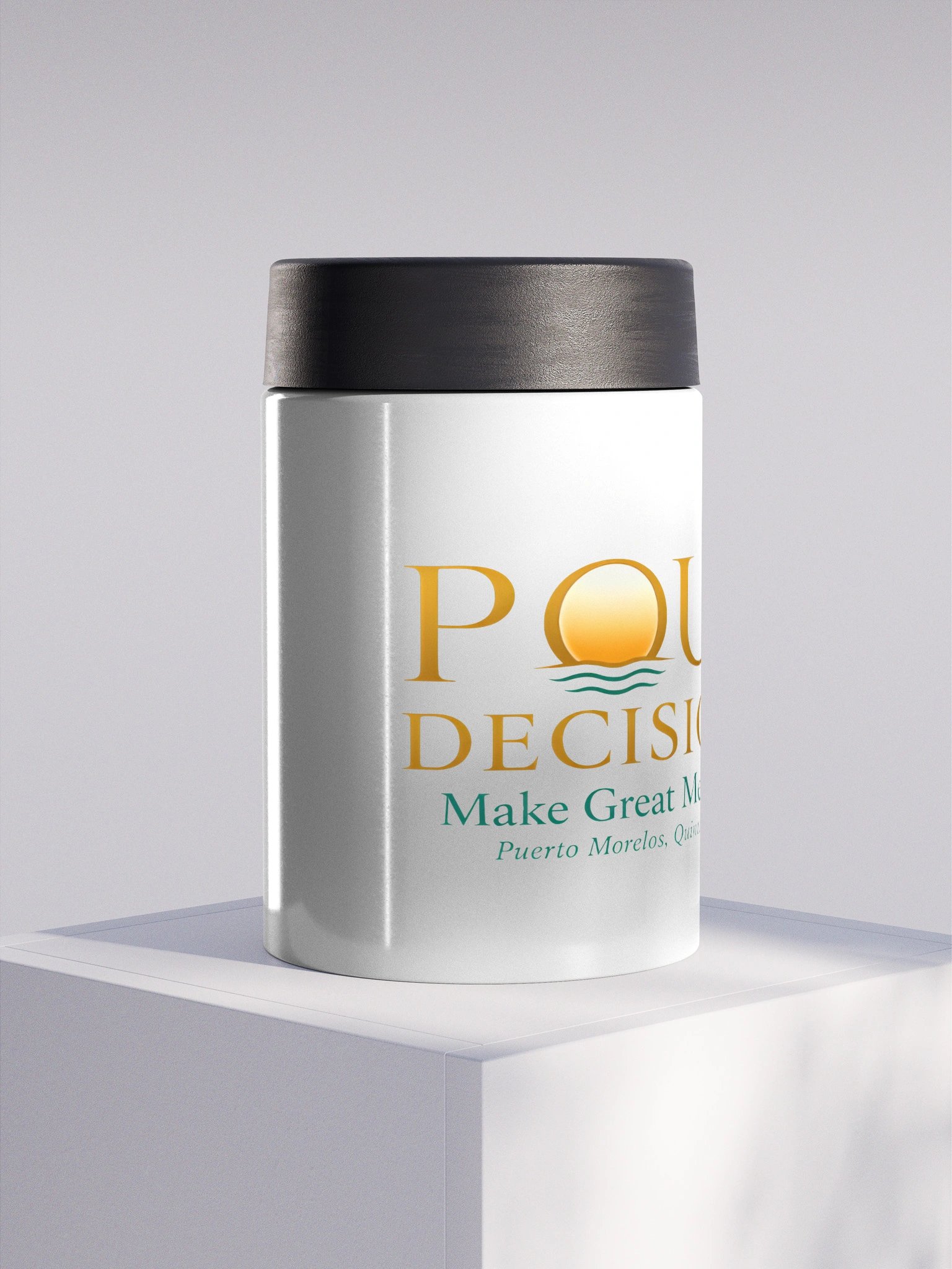 Pour Decisions Make Great Memories Koozie product image (1)