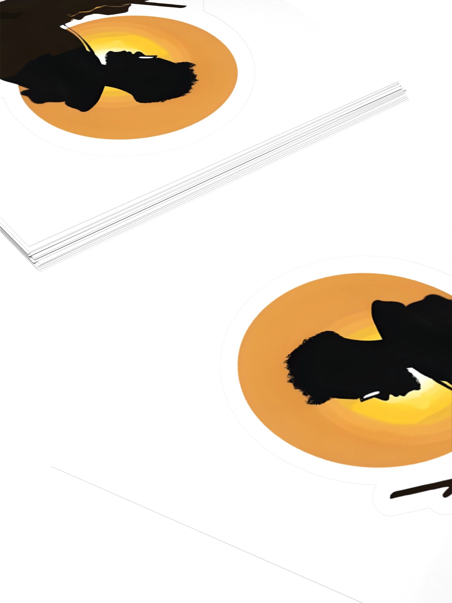Sunlit Reader Kiss Cut Stickers product image (4)