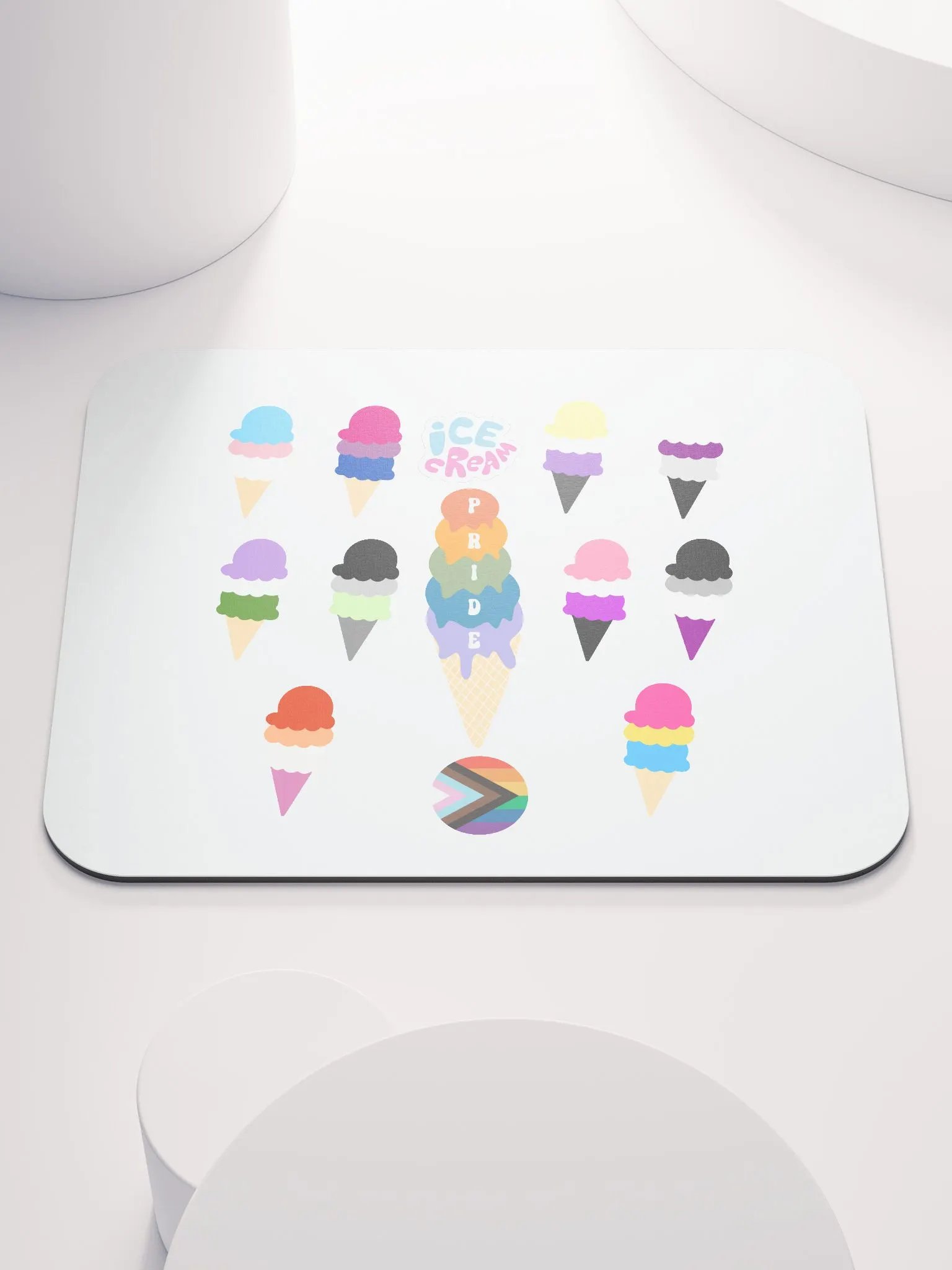 Pride Ice Cream Mouse Pad product image (1)