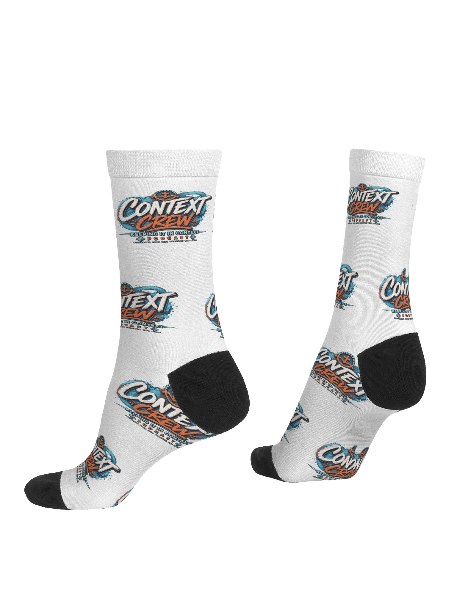 Context Crew Vintage Pattern Crew Socks product image (4)
