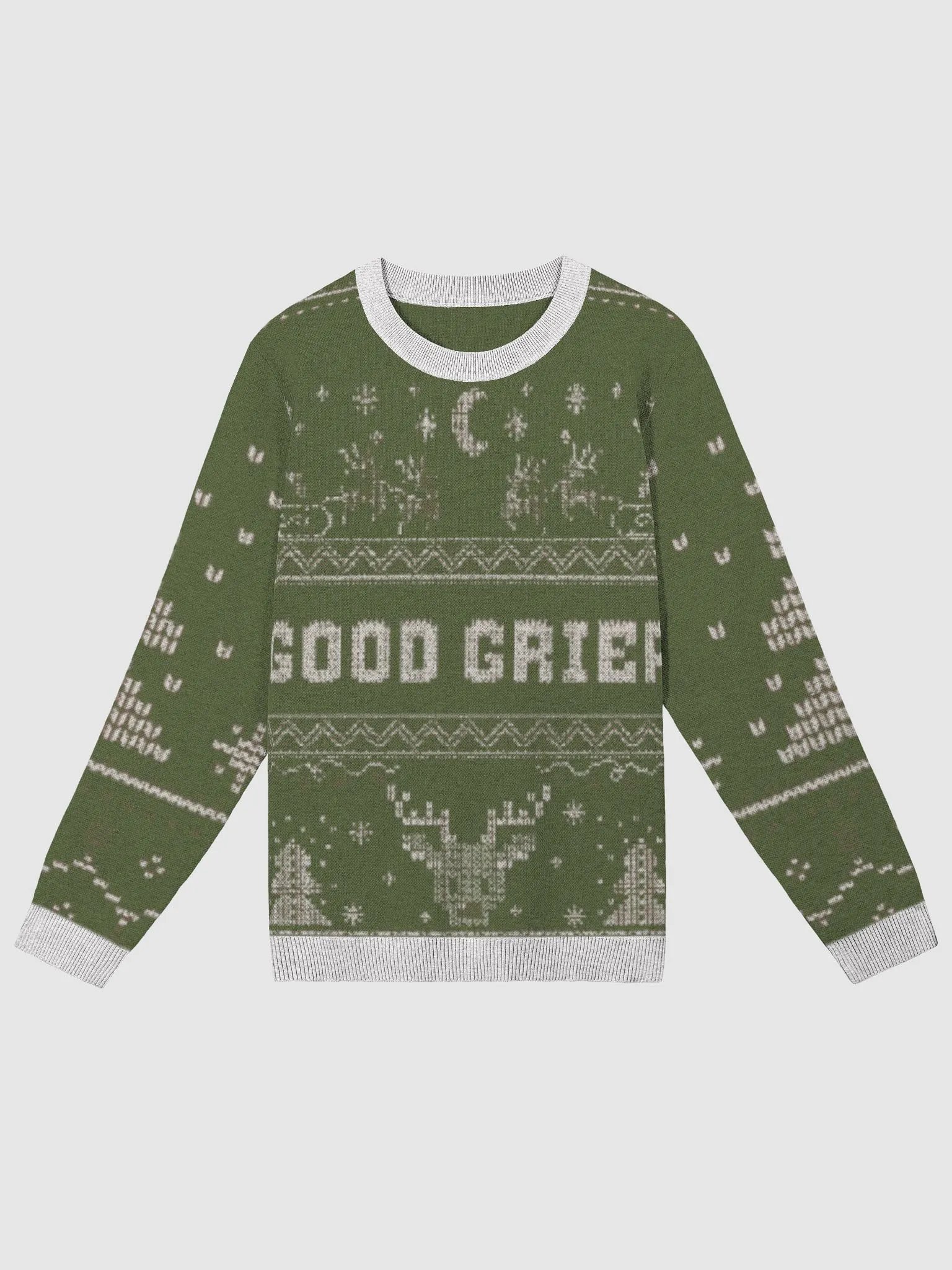 Good Grief Green Knit Sweater product image (1)