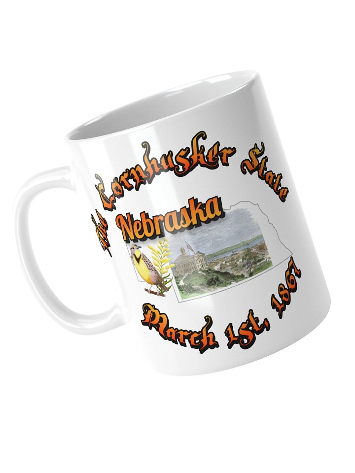 Nebraska - USA State White Mug product image (1)