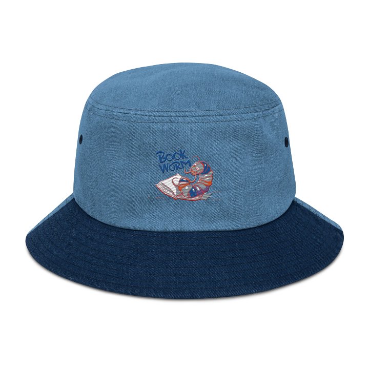 Book Worm Denim Bucket Hat product image (2)