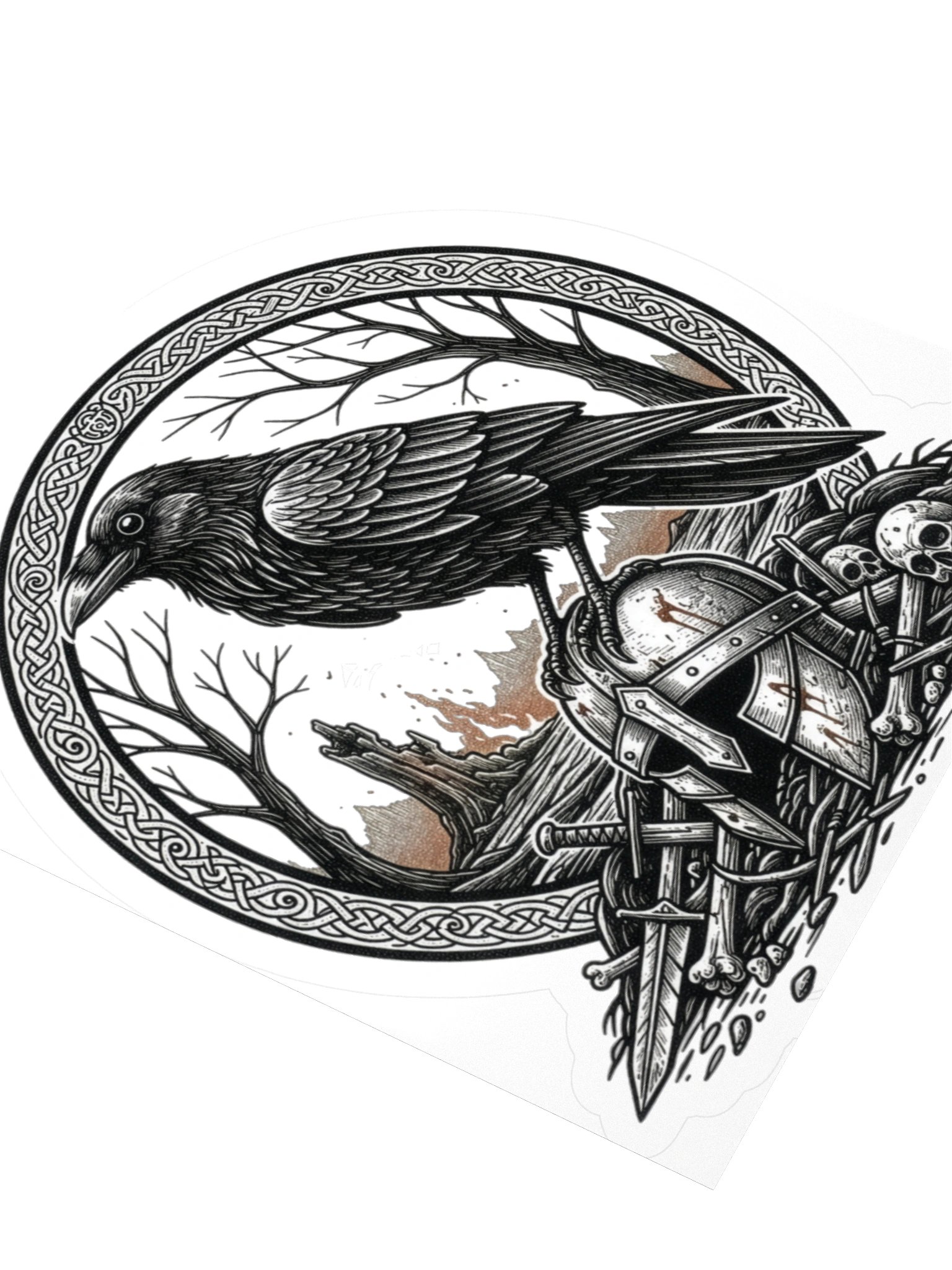 Morrigan — The Raven Queen Vinyl Sticker product image (3)