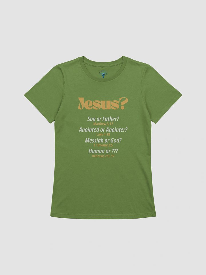 Who is Jesus Women's Lightweight Relaxed Fit T-Shirt product image (1)
