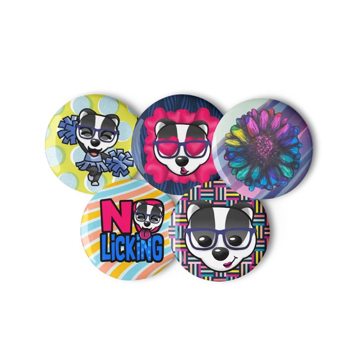 BadgerMakes Button Pins product image (1)
