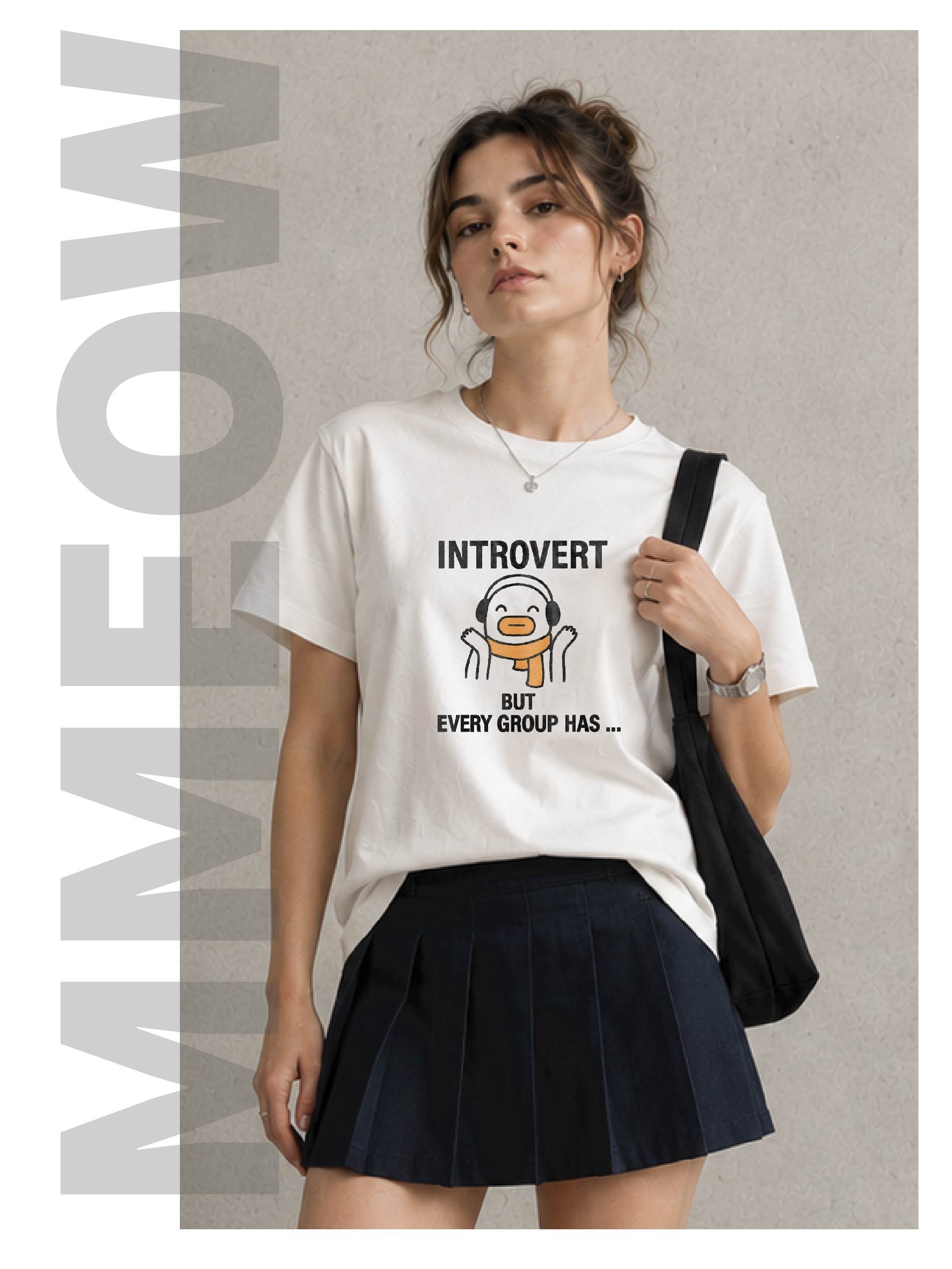 Introvert T - SHIRT PRINTED product image (3)