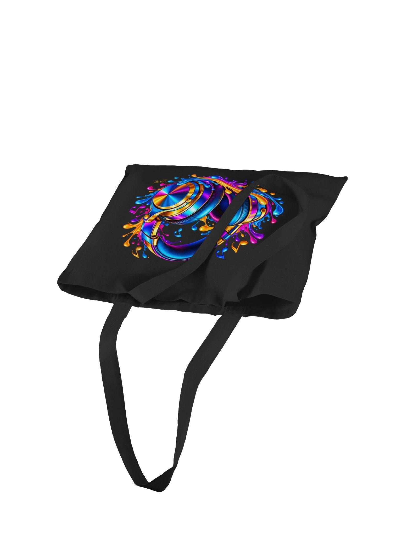 DCG Music Soul Headphone Cotton Tote Bag product image (4)