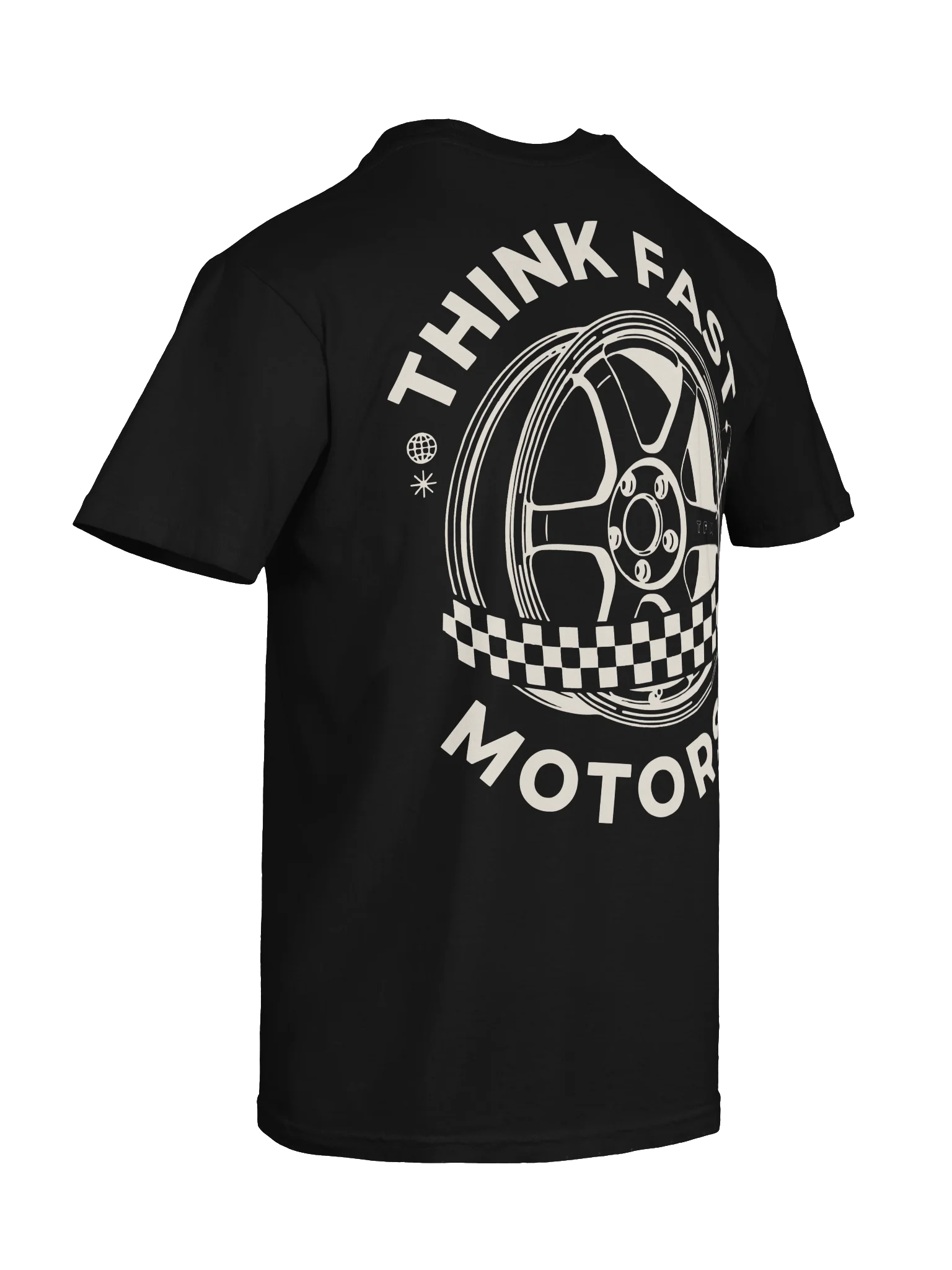 Think Fast Motors Global Tee - Black product image (8)