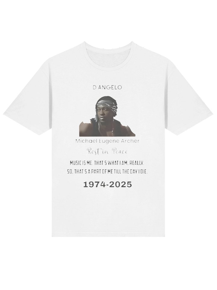Rip D’Angelo Michael Eugene Archer Rest In Peace Shirt product image (2)