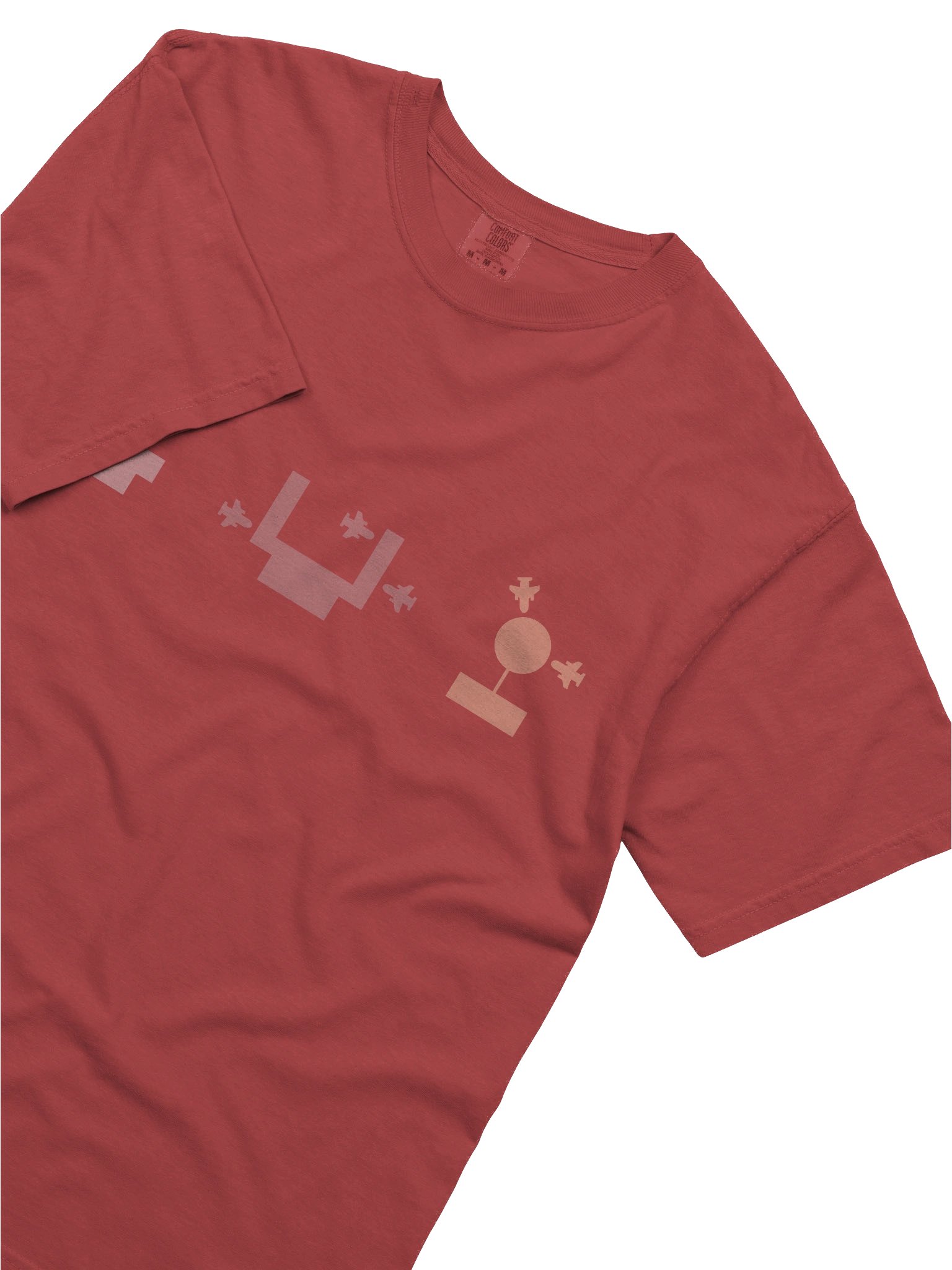 Terminal Layouts T-Shirt - Red (100% heavyweight cotton) product image (5)