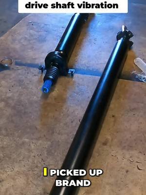 New two-piece driveshaft acquired for the 2001 GMC Sierra. Expecting smoother rides and better performance. Let's get this installed! #GMC #Sierra #TruckParts #Driveshaft #AutoRepair