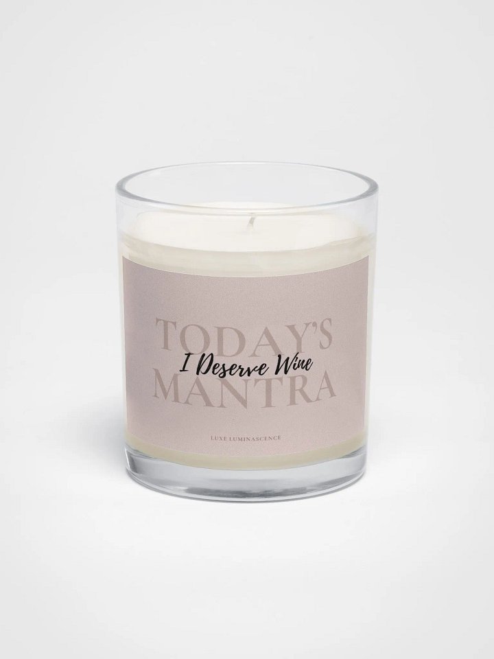 Wine Deserves Me Funny Quote Candles product image (1)