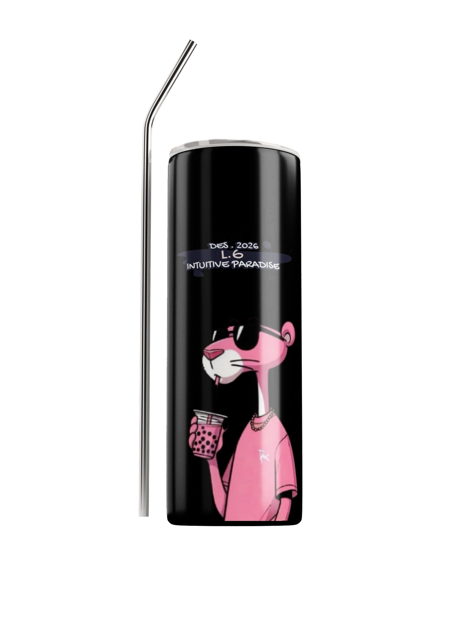 Sassy Panther Stainless Steel Tumbler product image (1)