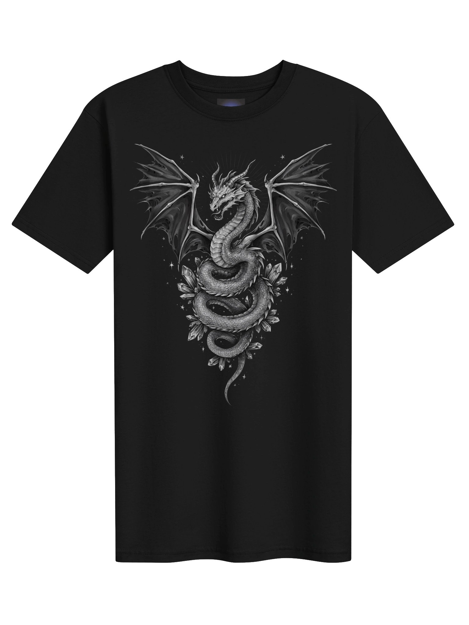 The Wyrm Ascension // Gothic Dragon Heavyweight Tee product image (3)