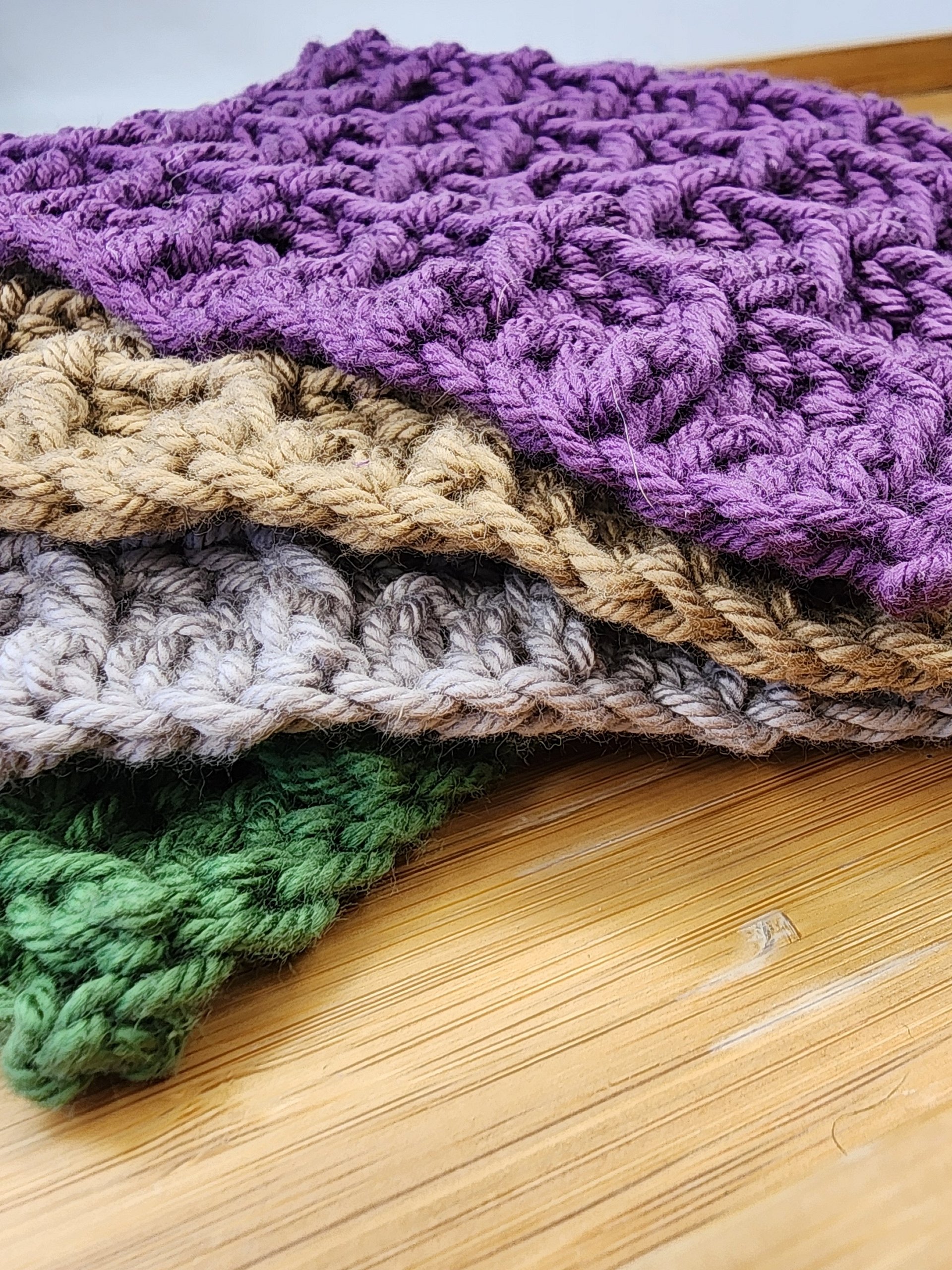 Cotton Crochet Dish Towel: Waffle Stitch Kitchen Decor product image (2)