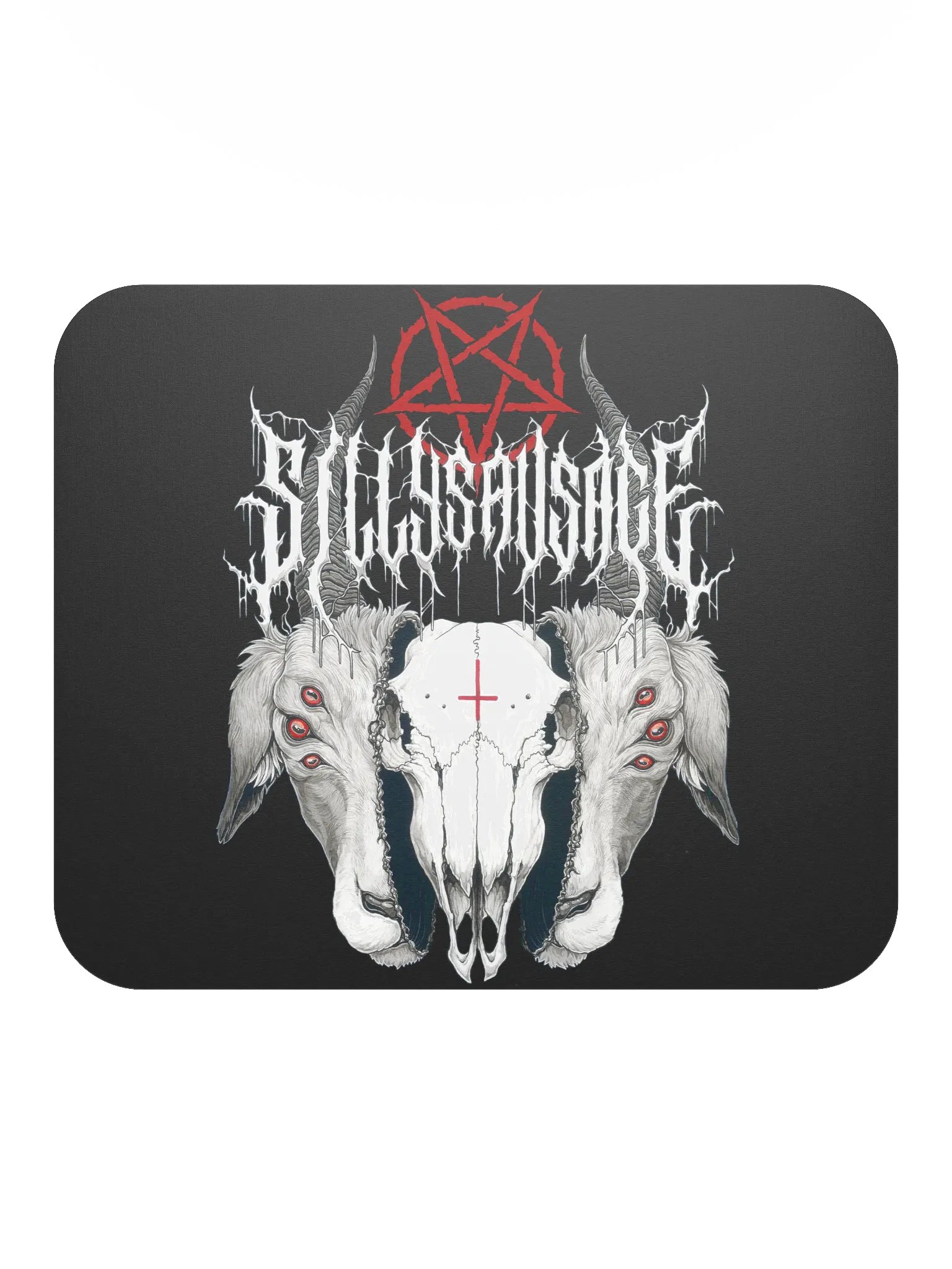 Sillysau5age Demonic Goat Mouse Pad product image (1)