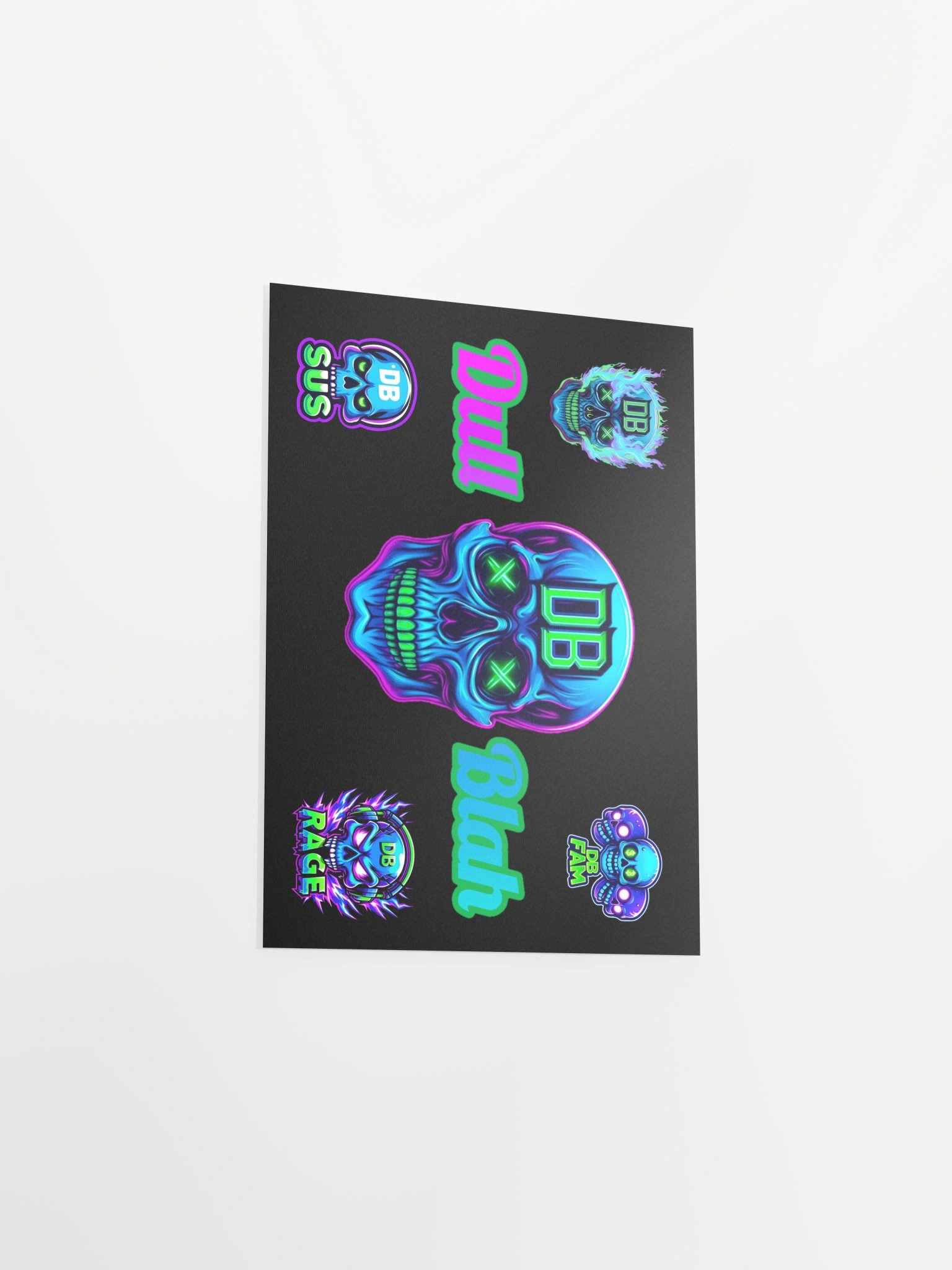 "DullBlah Signature" Enhanced Matte Poster product image (3)