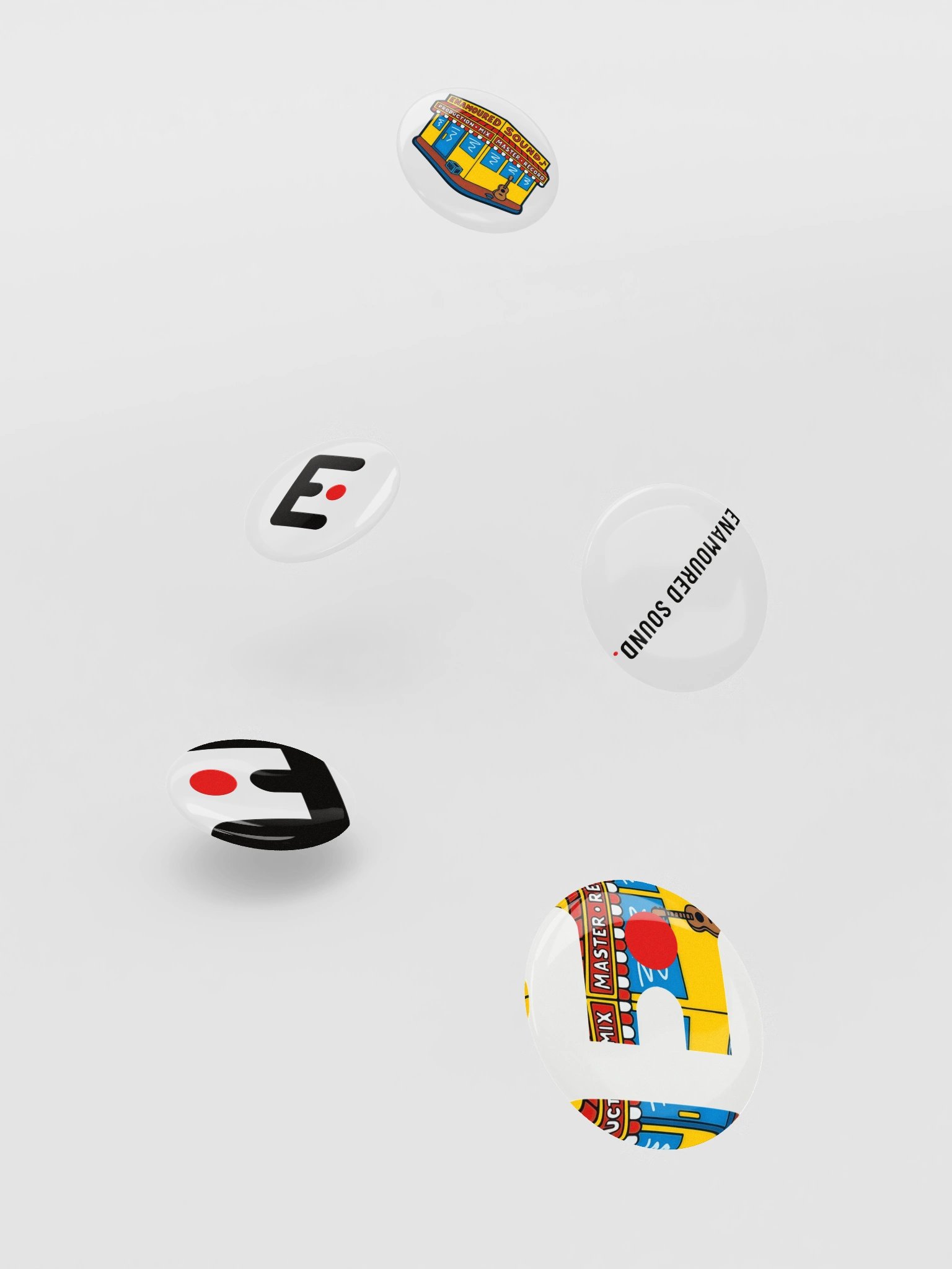 Enamoured Sound Pin Buttons Set product image (5)