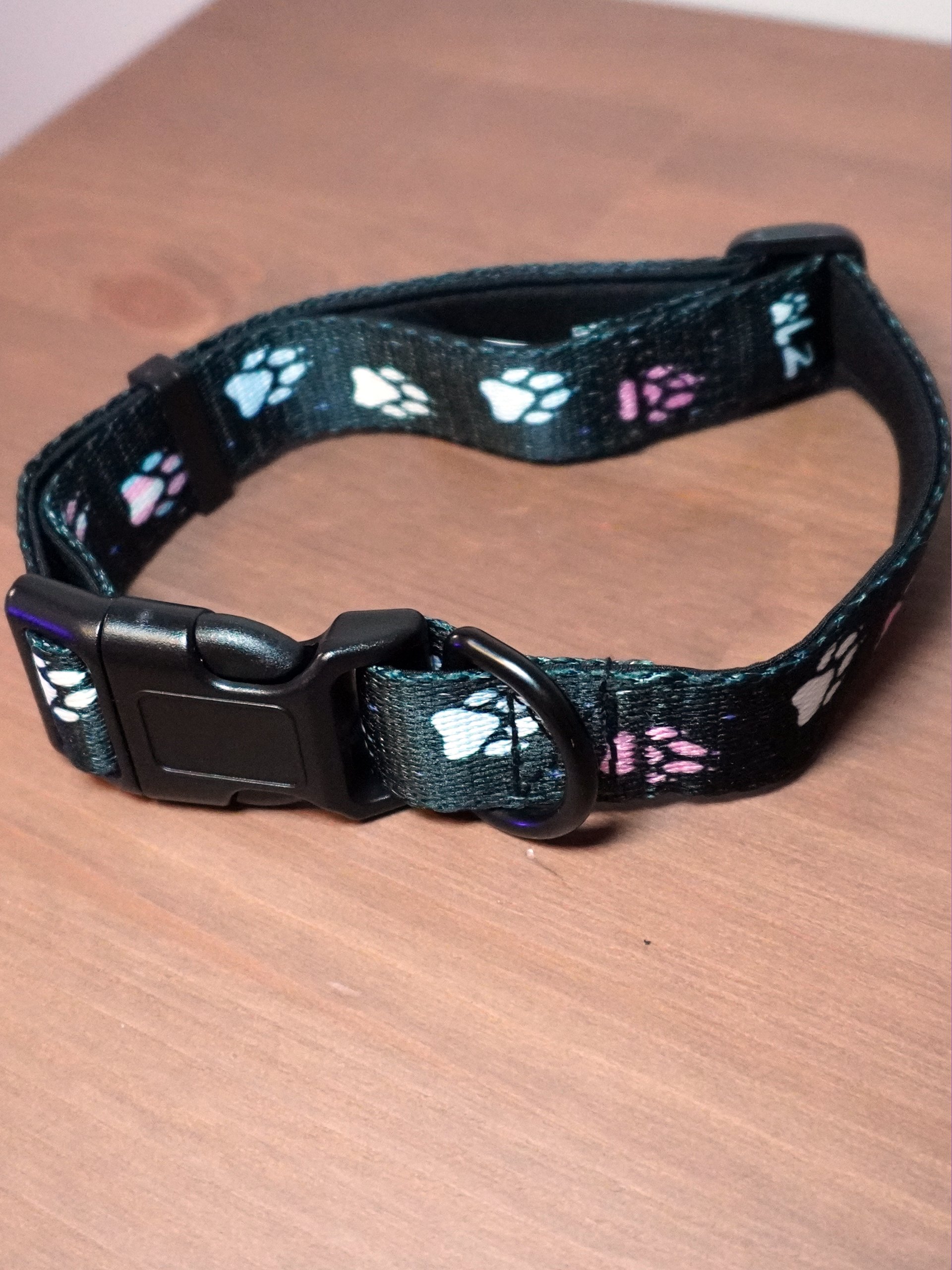 LZ Trans Wolf Paw Leash & Collar - Black product image (5)