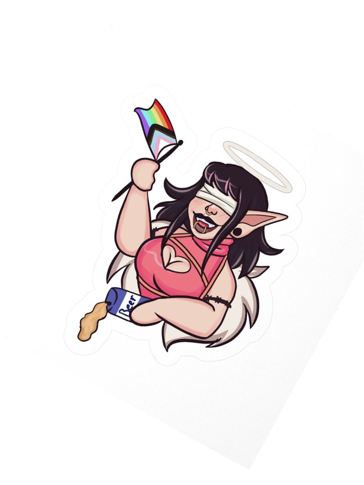 We're Here We're Queer But we don't like Beer Sticker product image (4)
