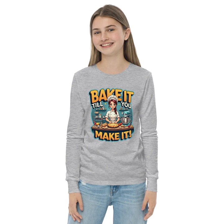 Bake It Till You Make It Youth Long Sleeve Tee product image (21)