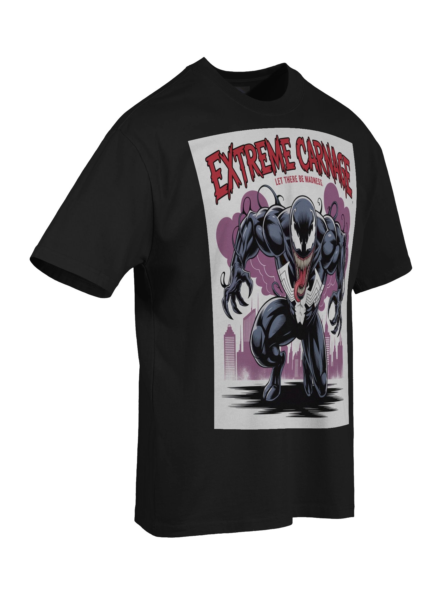 Let There Be Madness: Extreme Carnage Venom Faded Oversized Tee product image (8)