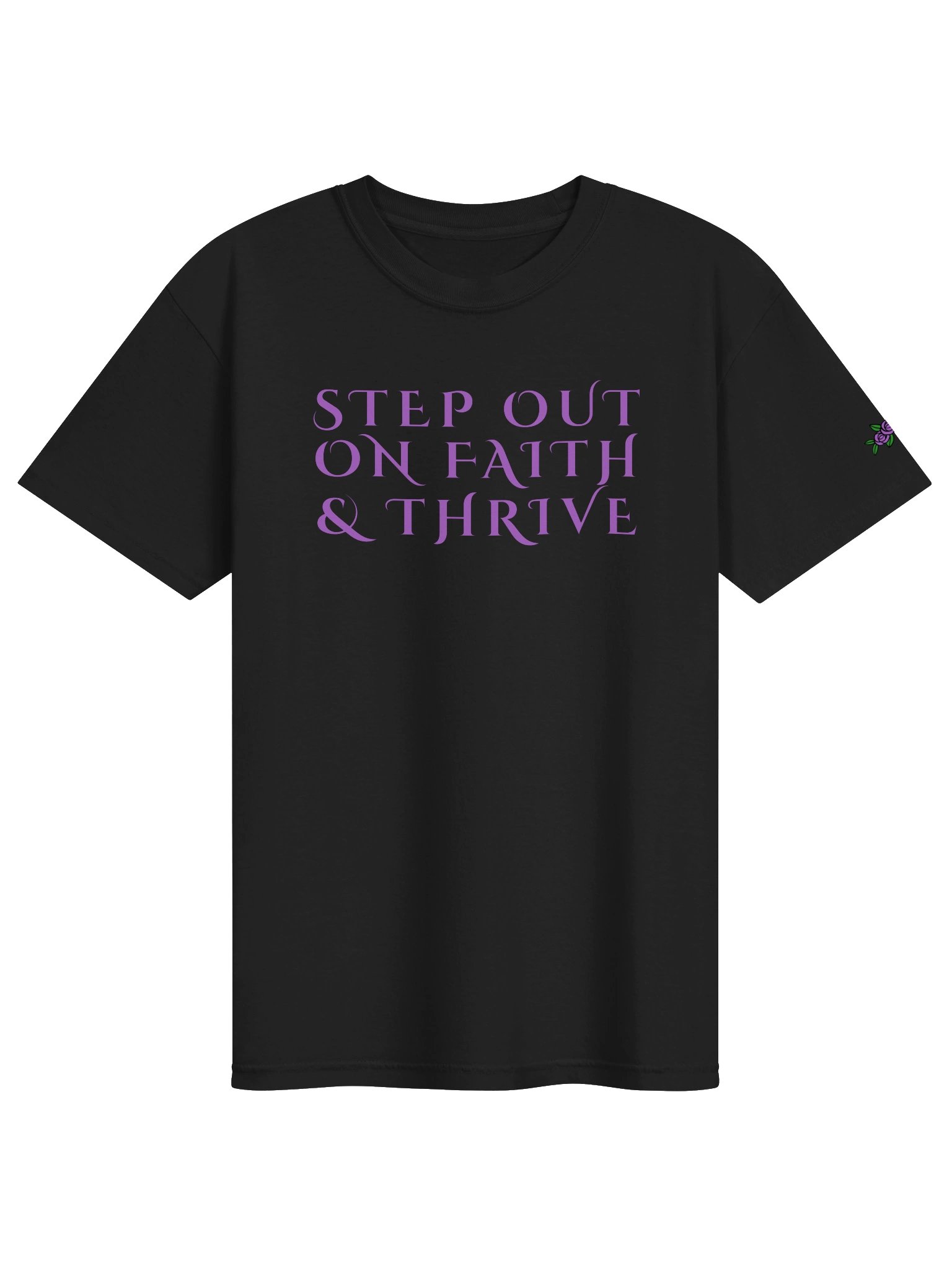 step out on faith and thrive tee product image (1)