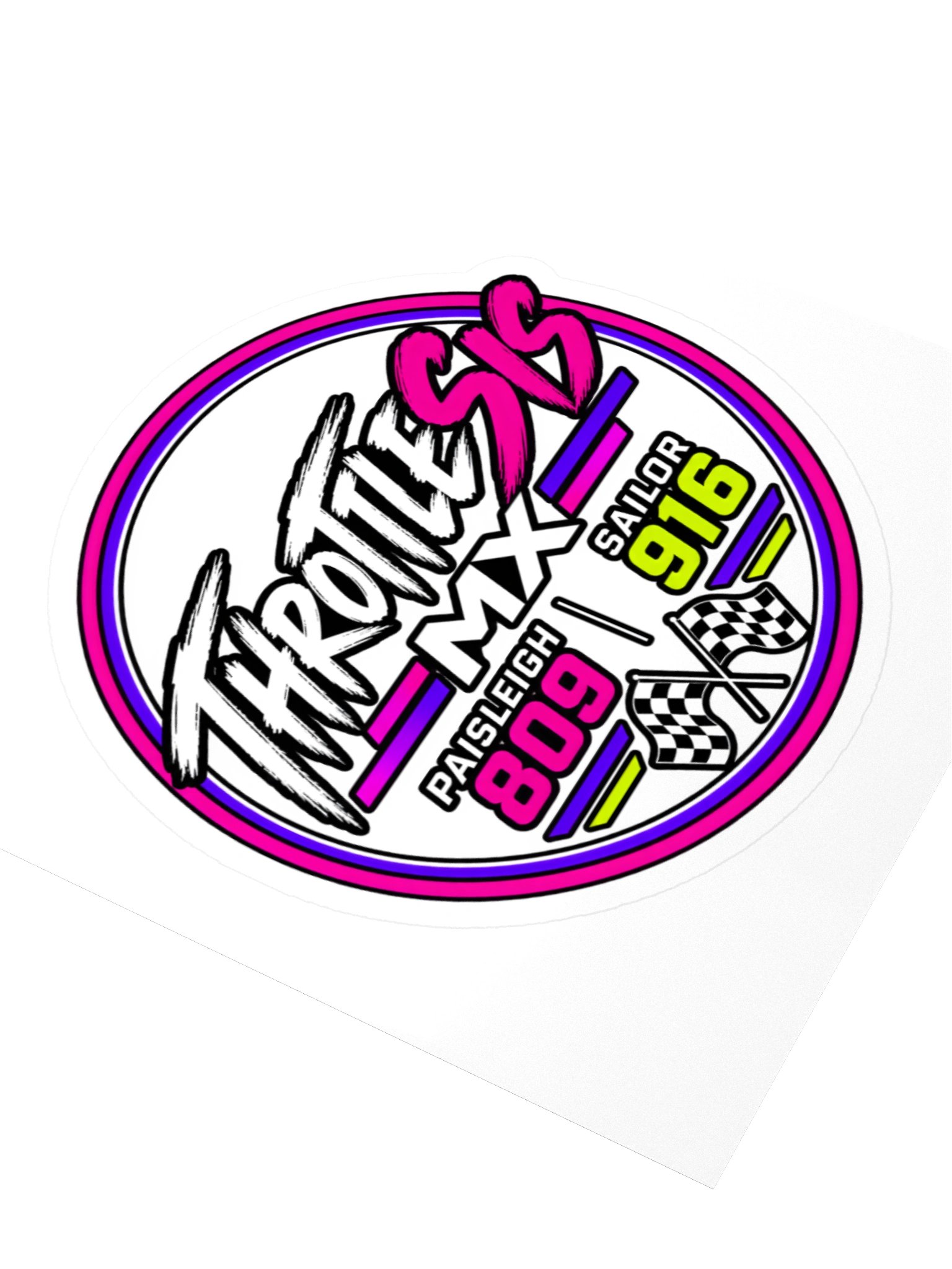 Throttle Sis MX Racing Sticker product image (7)