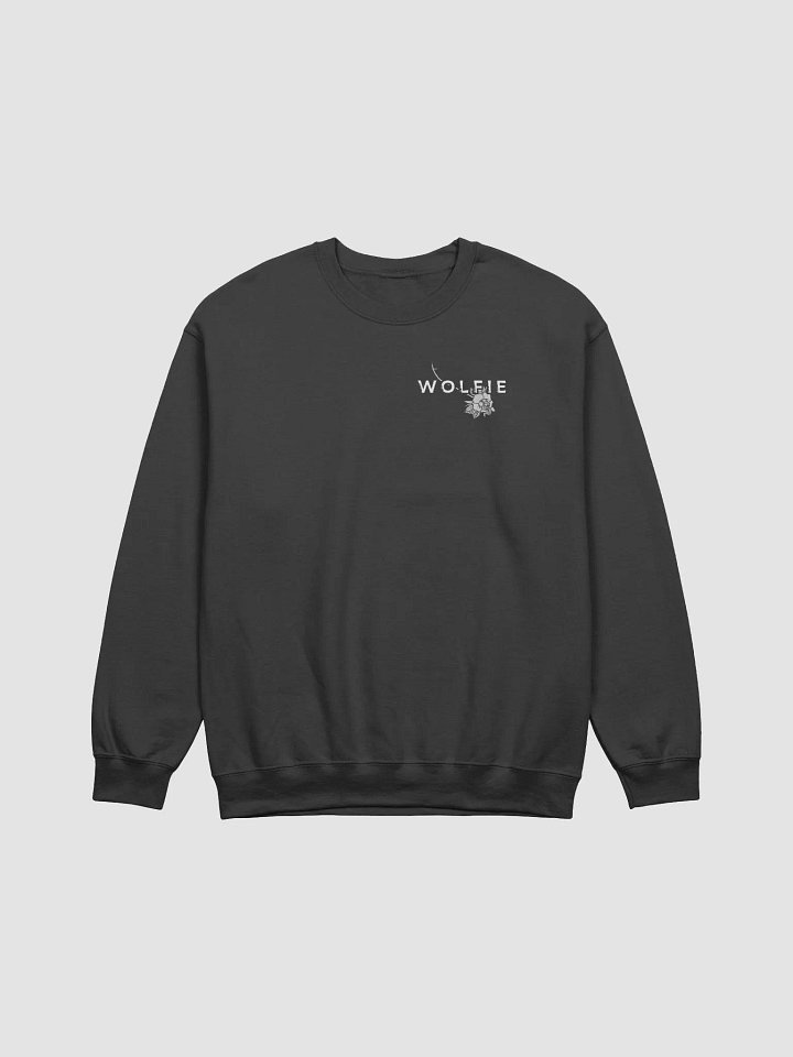 WOLFIE WHITE ROSE (2SIDED) CREW SWEAT product image (1)
