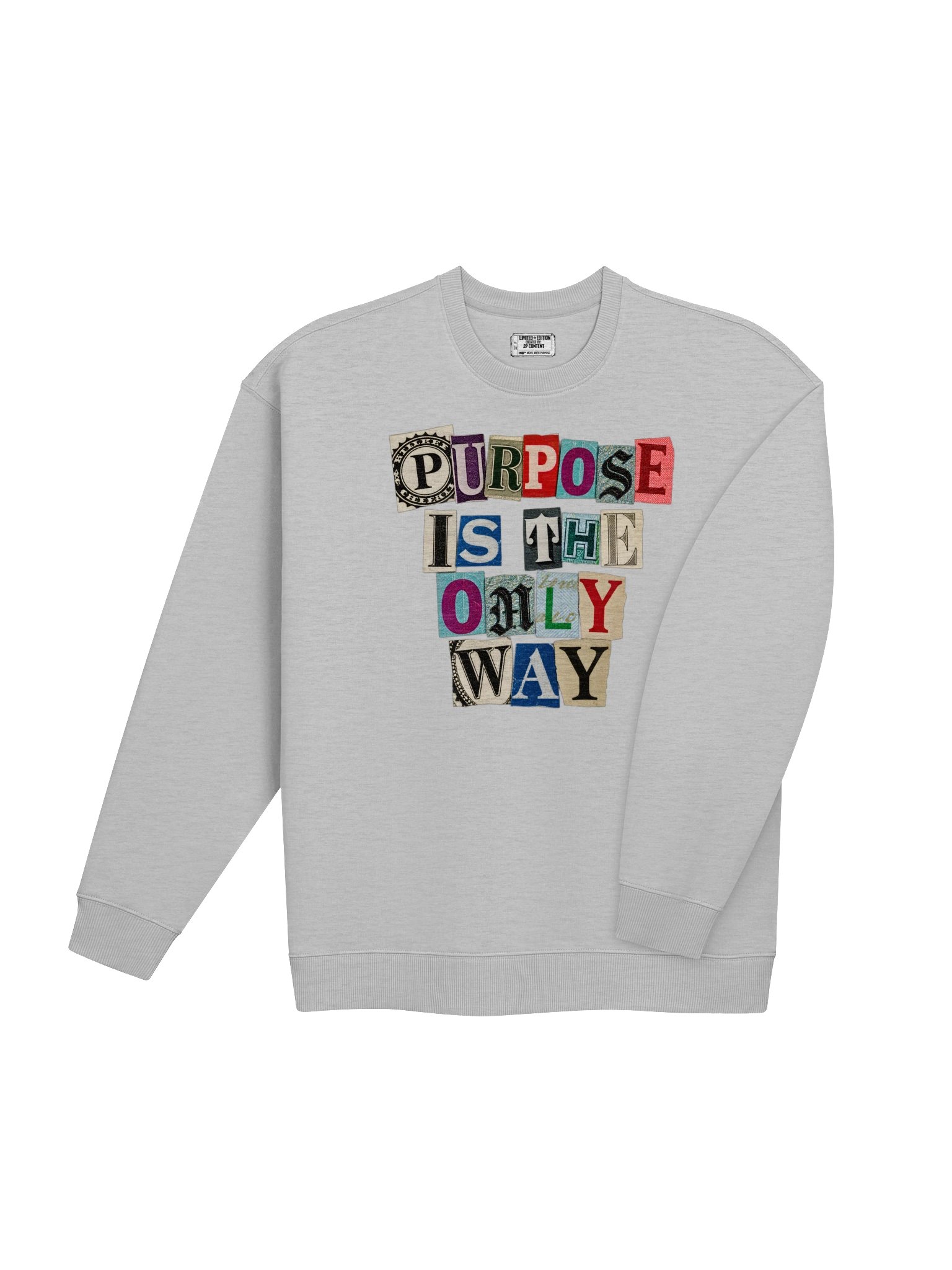 Purpose Is the Only Way Oversized Sweatshirt product image (4)