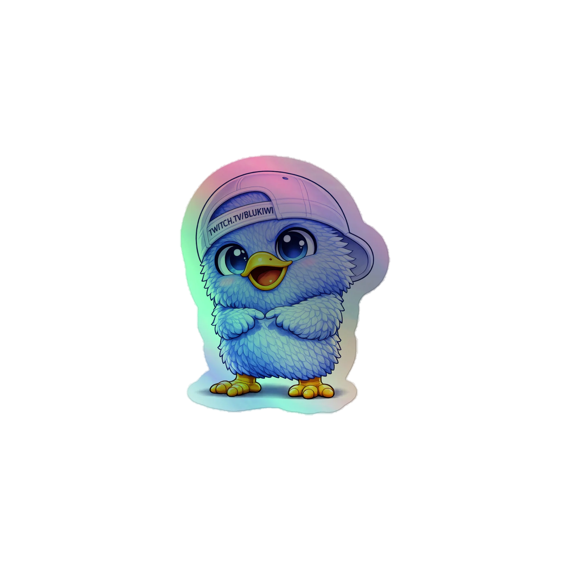 Kiiwi Chibi Holo Sticker product image (1)