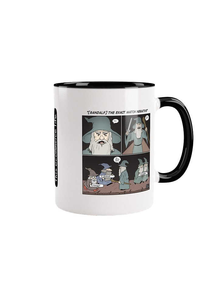 "[Gandalf] the exact match negative" mug product image (1)