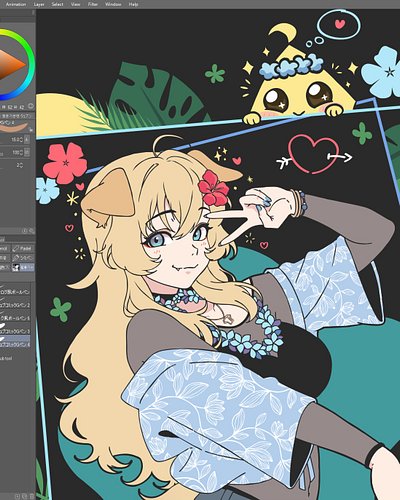merch design in progress~ here’s a little sneak peek 👀 #vgen #merch
