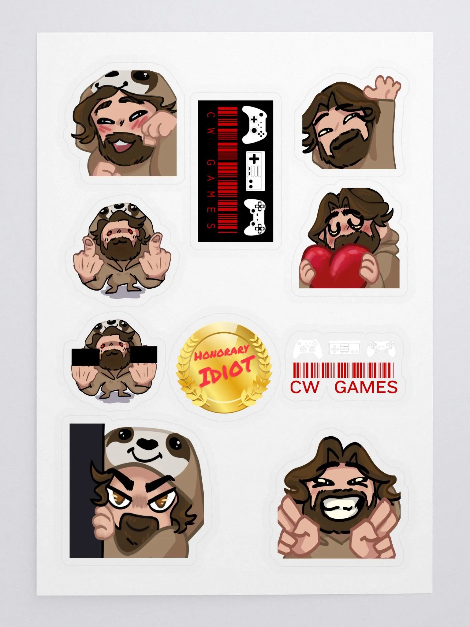 CWxGAMES – Emote Sticker Pack product image (3)