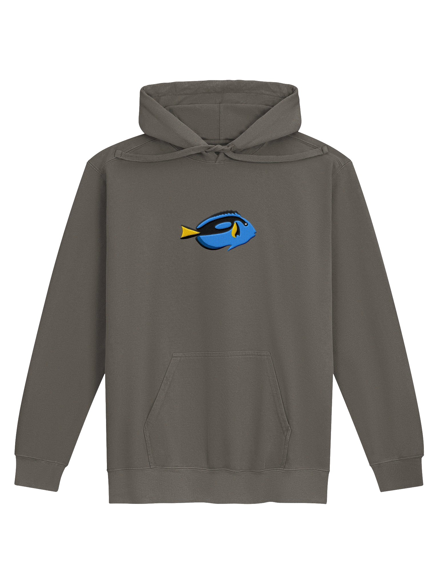 Blue Tang Premium Hooded Sweatshirt (Embroidered) for Reef and Marine Aquarium Lovers product image (5)