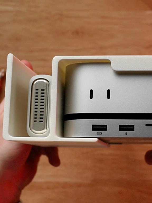 M4 Mac mini Under-Desk Mount (Dock + Sidecar) product image (3)