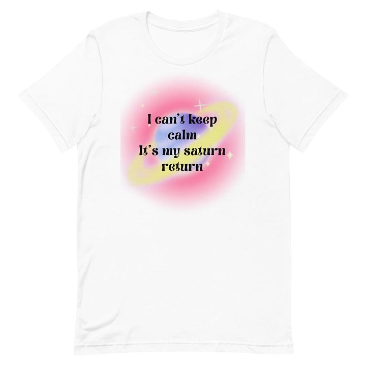 Saturn return astrology t-shirt product image (2)