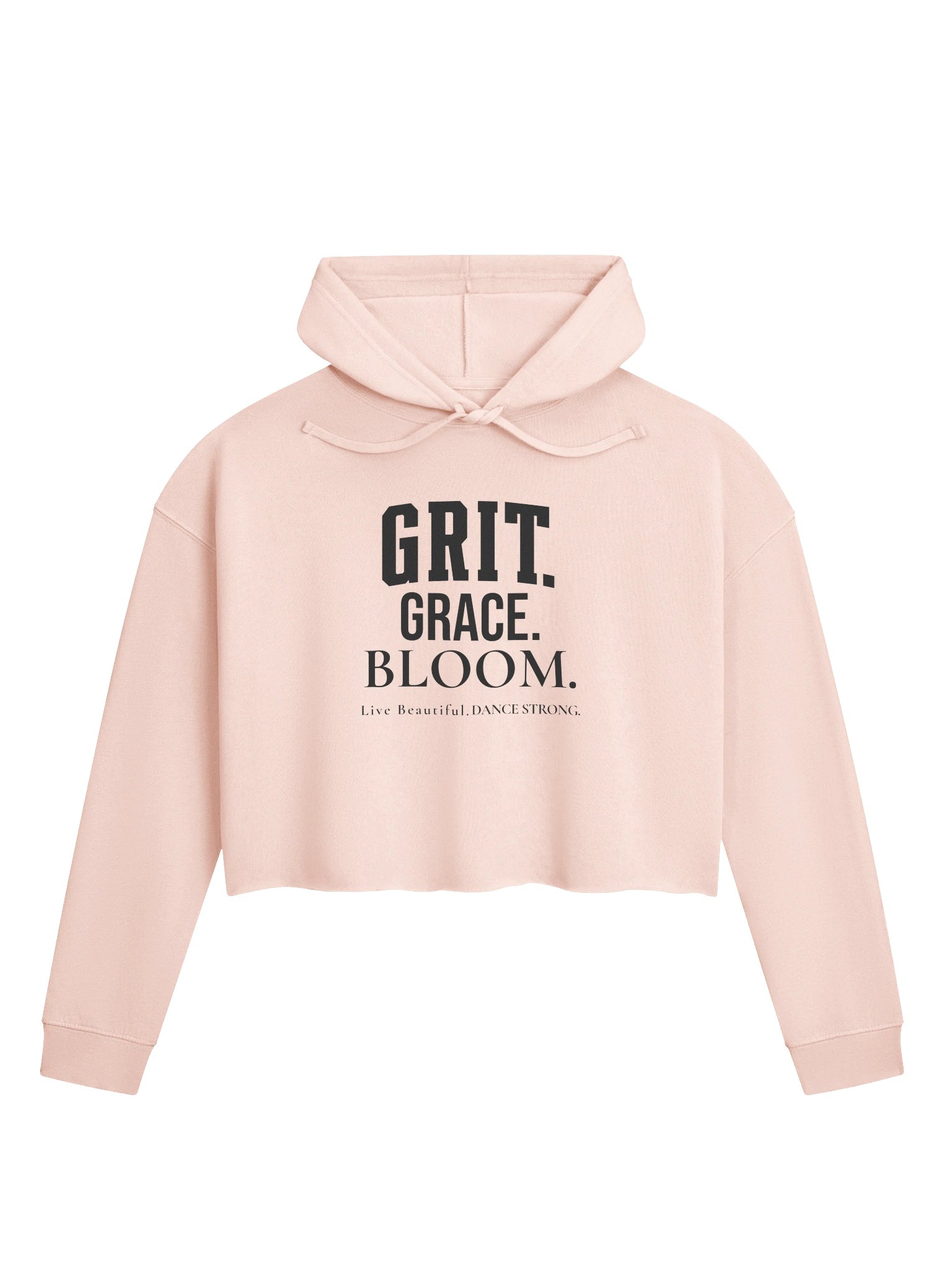 Grit. Grace. Bloom. Cropped Dance Hoodie product image (2)