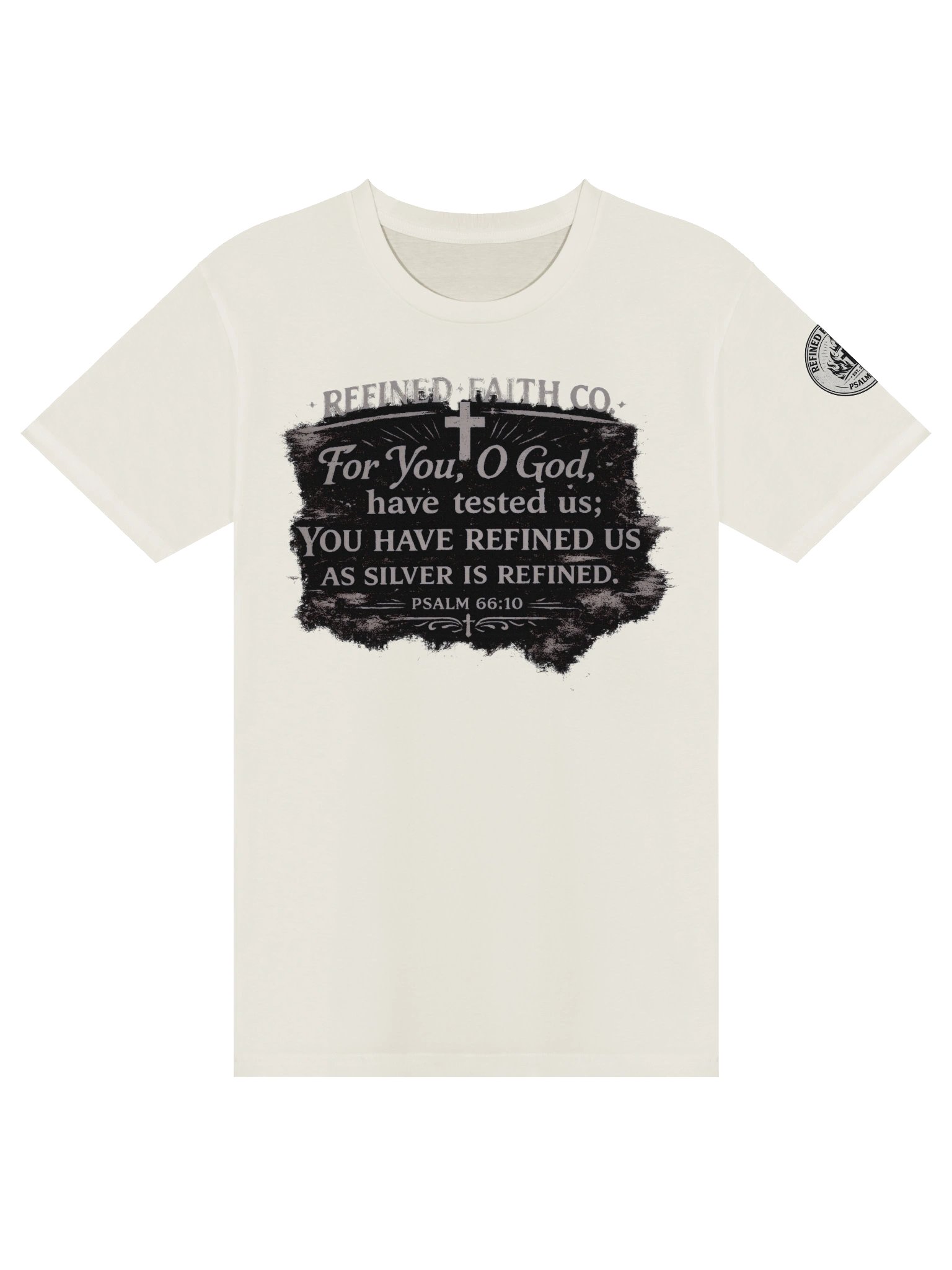 Refined Faith Co. Psalm 66 Tee – Tested & Refined Edition product image (5)